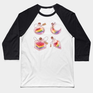 Gay LGBT potions sticker set of four Baseball T-Shirt